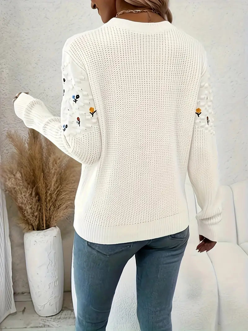 Dreicella | Unverzichtbarer Pullover mit lässigem Strick für mühelose Mode