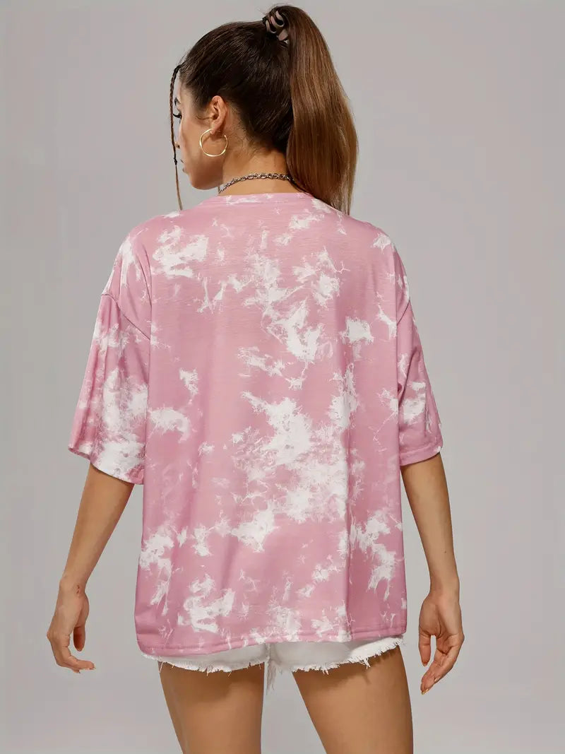 Punk Oversize Tie Dye T-Shirt