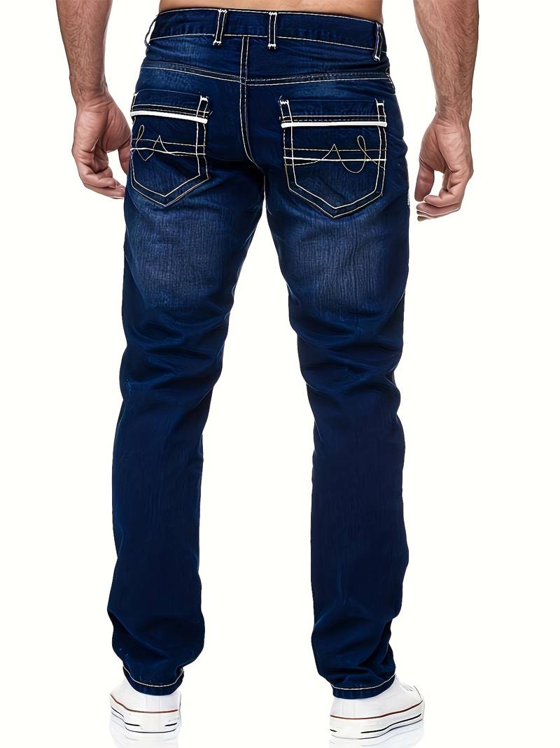 Justin – distressed-denim-jeans für herren