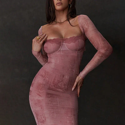 Livaa | Elegantes Pinkes Kleid Für Besondere Anlässe