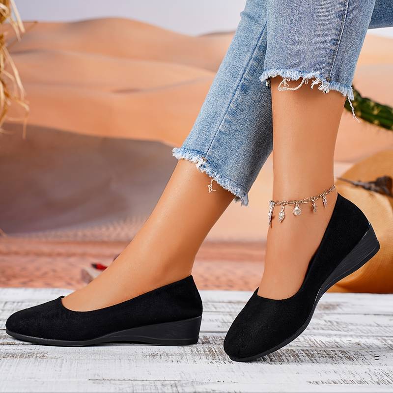 Sophia – solide slip-on-schuhe mit flacher sohle