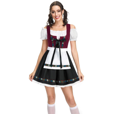 Erikana | Damen Rüschen Oktoberfest Dirndl Kleid | 2024