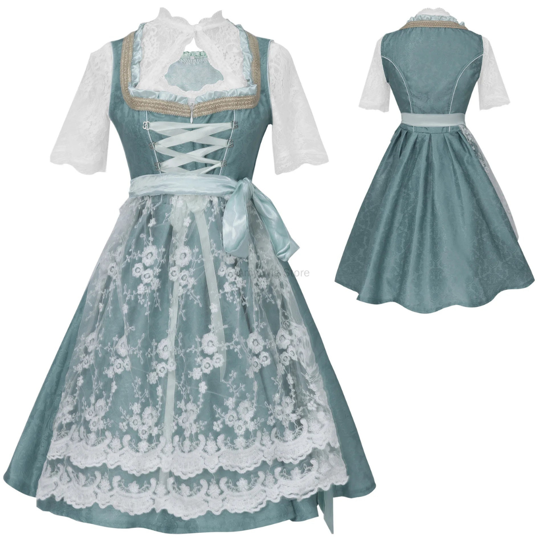 Lunaria | Damen Bezauberndes Oktoberfest Dirndl Kleid | 2024