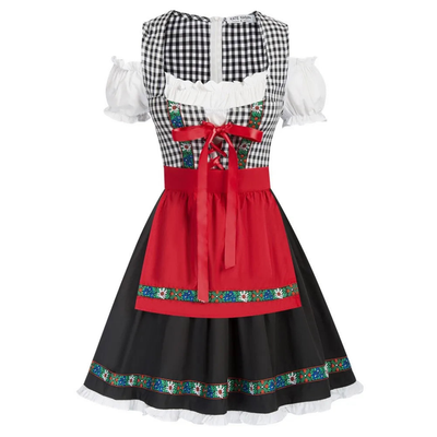 Erikana | Damen Rüschen Oktoberfest Dirndl Kleid | 2024