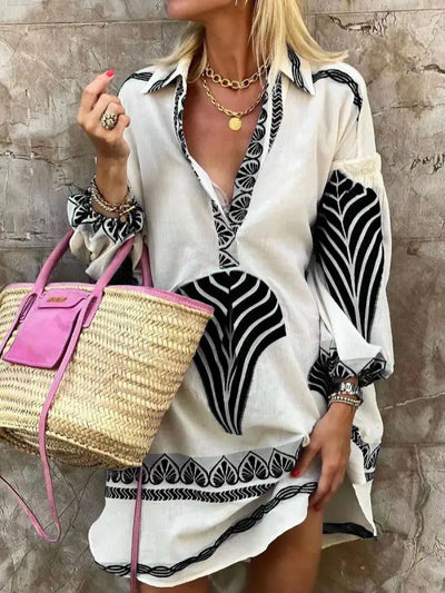 Kunigundena | Damen Kleid mit langen Ärmeln