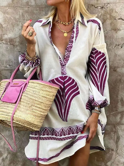 Kunigundena | Damen Kleid mit langen Ärmeln