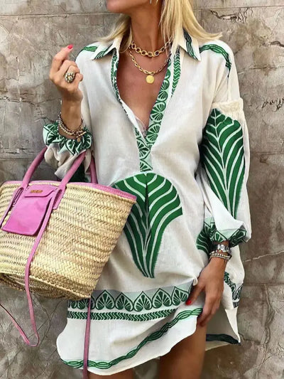Kunigundena | Damen Kleid mit langen Ärmeln