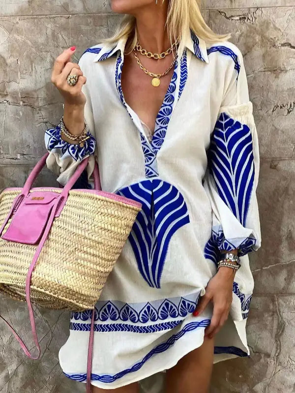 Kunigundena | Damen Kleid mit langen Ärmeln