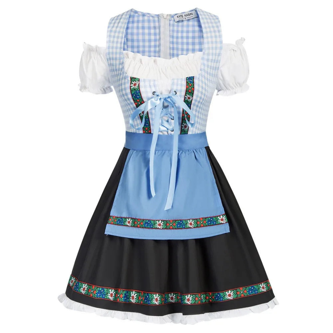 Erikana | Damen Rüschen Oktoberfest Dirndl Kleid | 2024