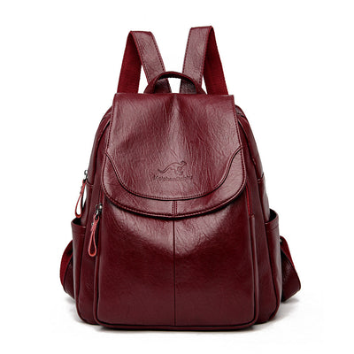 Xanau | Robuster Leder-Rucksack Für Damen
