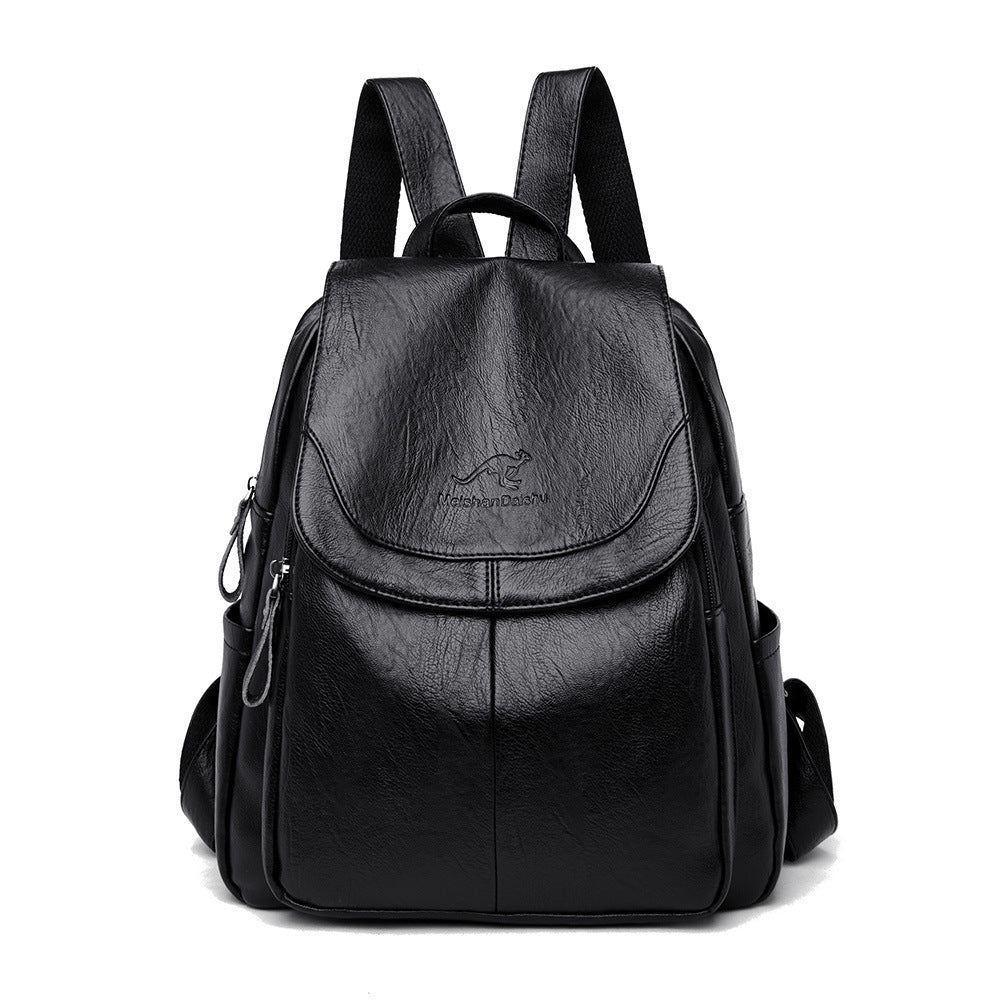 Xanau | Robuster Leder-Rucksack Für Damen
