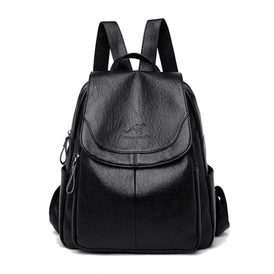 Xanau | Robuster Leder-Rucksack Für Damen