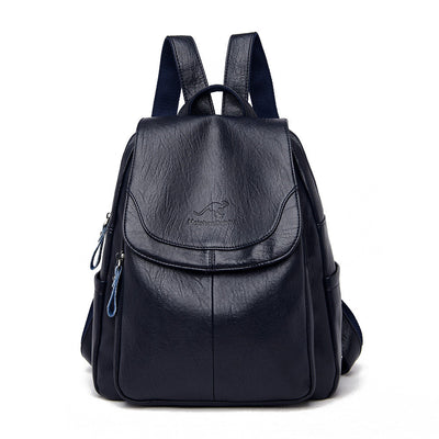 Xanau | Robuster Leder-Rucksack Für Damen