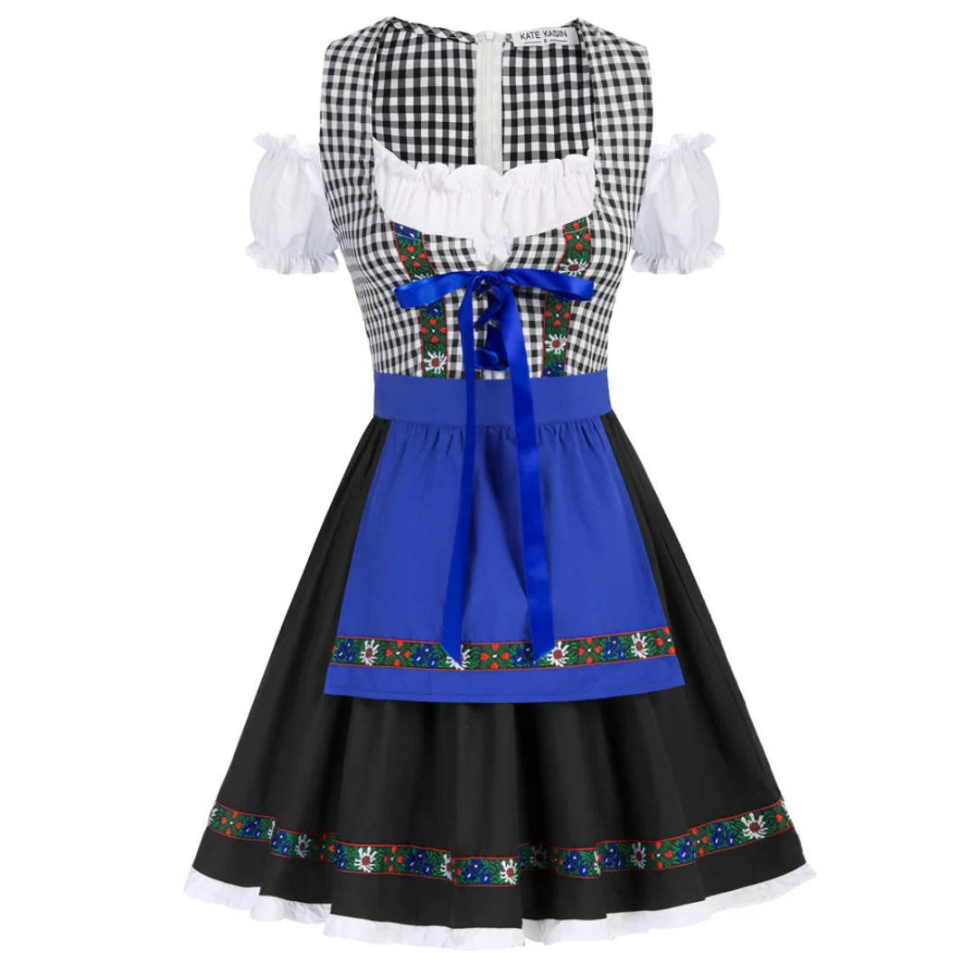 Erikana | Damen Rüschen Oktoberfest Dirndl Kleid | 2024