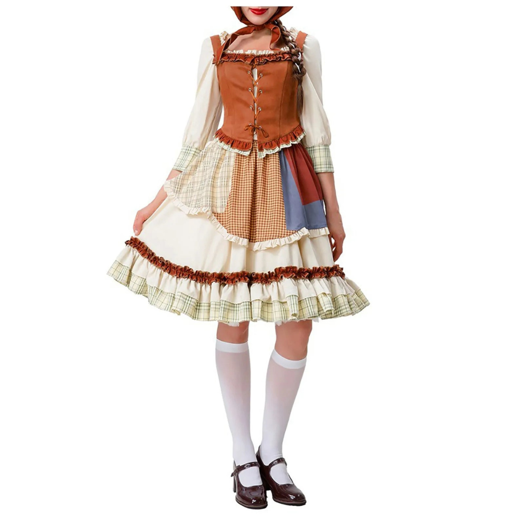 Eldora | Damen Elegante Oktoberfest Dirndl Kleid | 2024