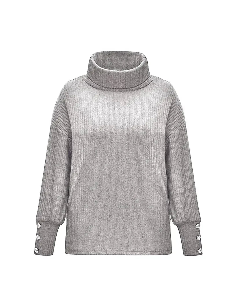 Freyalin | Damen Rollkragen Pullover | Warme