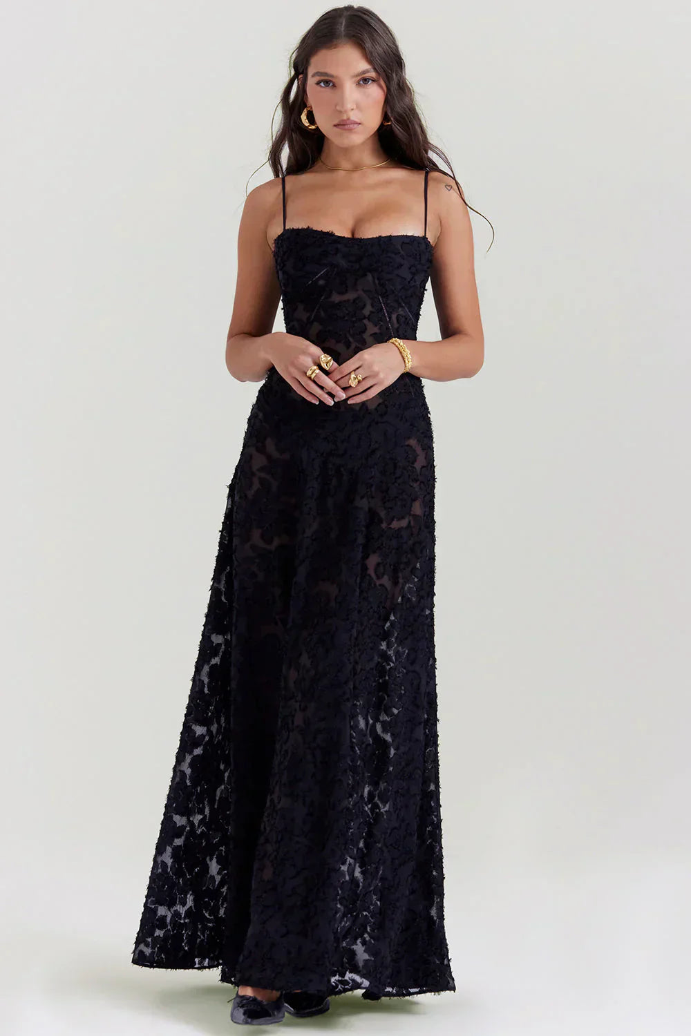 Noemi | Korsett Maxikleid – Elegantes Damenkleid