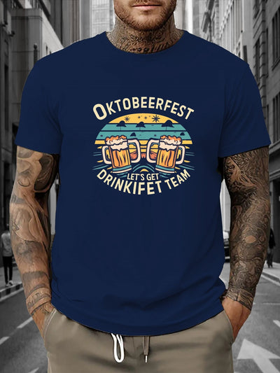 Hendrix | Herren Casual T-Shirt mit Oktoberfest-Aufdruck