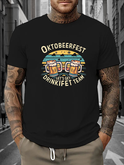 Hendrix | Herren Casual T-Shirt mit Oktoberfest-Aufdruck