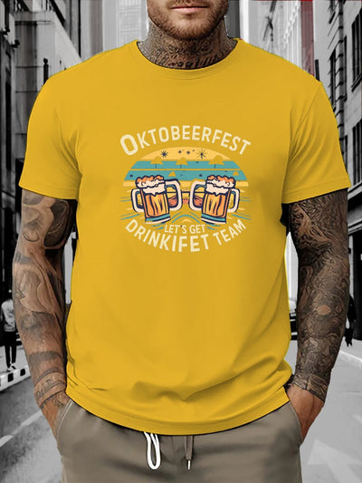 Hendrix | Herren Casual T-Shirt mit Oktoberfest-Aufdruck