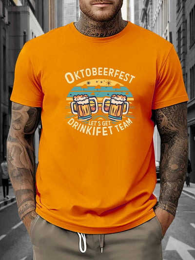 Hendrix | Herren Casual T-Shirt mit Oktoberfest-Aufdruck