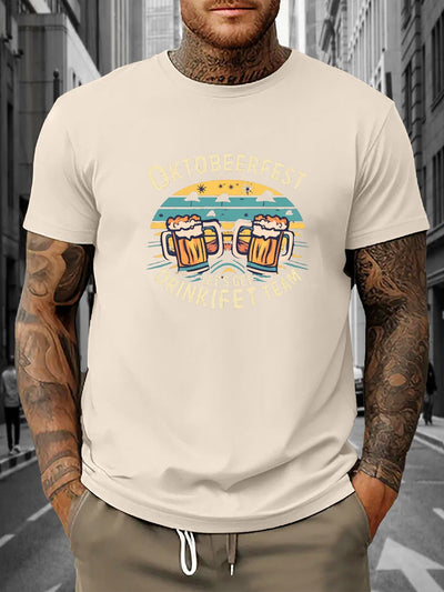 Hendrix | Herren Casual T-Shirt mit Oktoberfest-Aufdruck