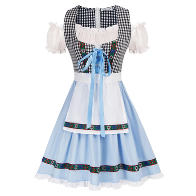 Erikana | Damen Rüschen Oktoberfest Dirndl Kleid | 2024