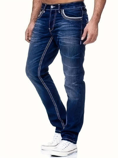 Justin – distressed-denim-jeans für herren