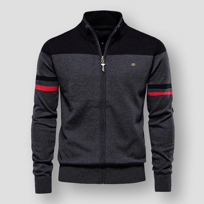 Klause | Herren Modische Strick Jacke | Langarm