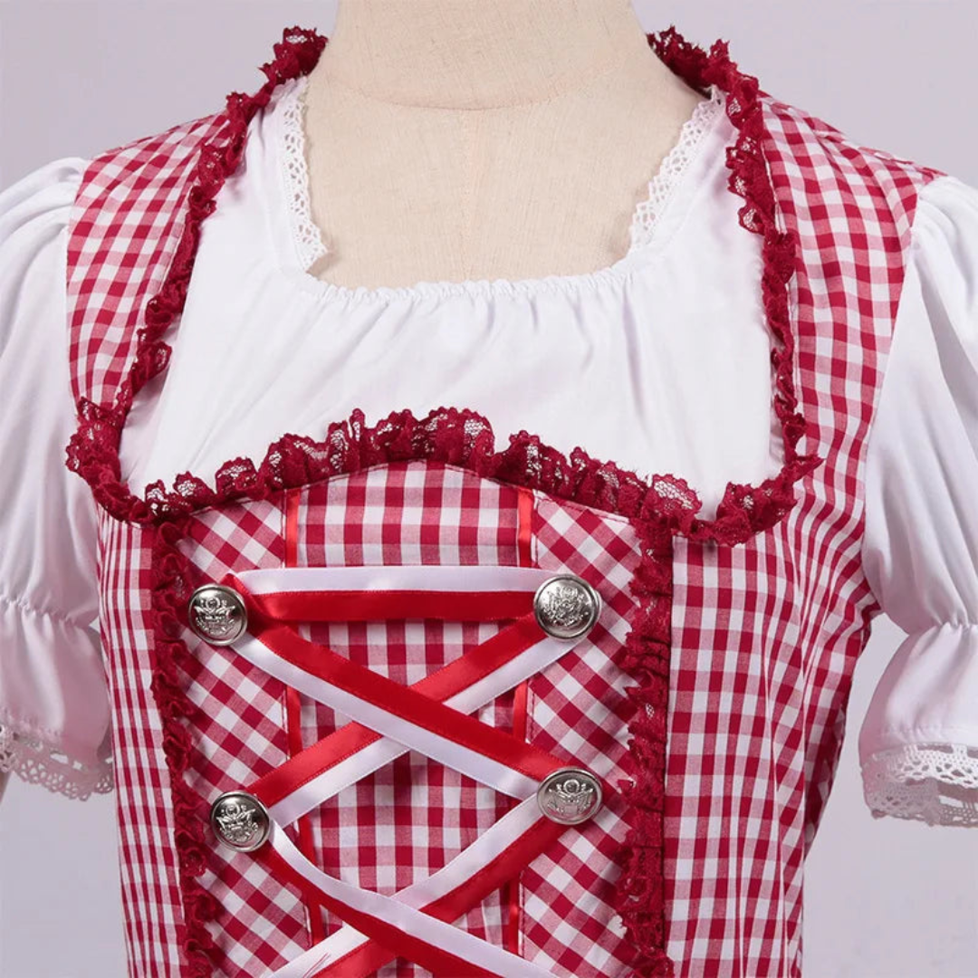 Hansan | Damen Elegante Oktoberfest Dirndl Kleid | 2024