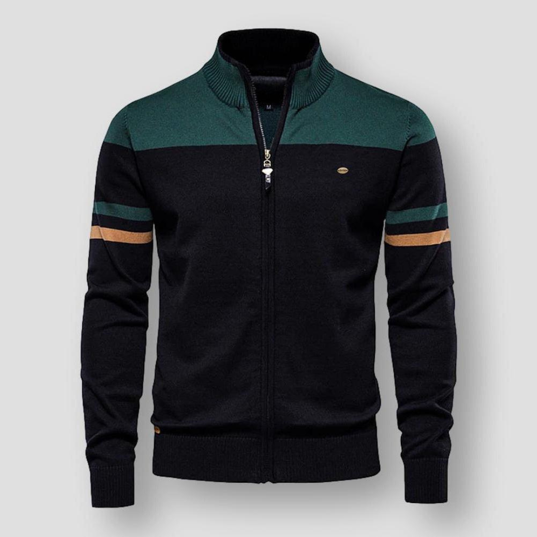 Klause | Herren Modische Strick Jacke | Langarm