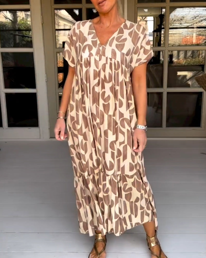 Nyssa | Damen Kleid mit V-Ausschnitt
