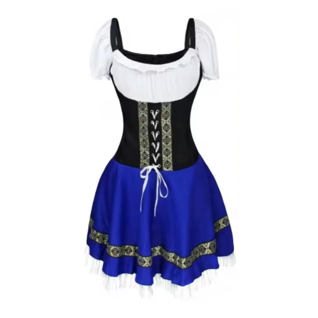 Nyxa | Damen Kurz Oktoberfest Dirndl Kleid | 2024