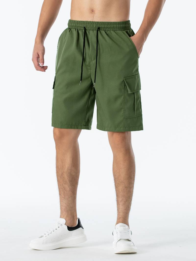 Matthew – cargo-shorts mit kordelzug im klassischen design