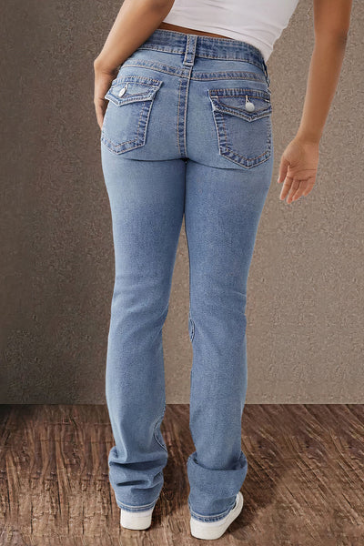 Chloey | Gerade geschnittene Jeans für Damen