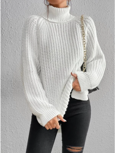 Fazedia | Gestrickter Rollkragenpullover