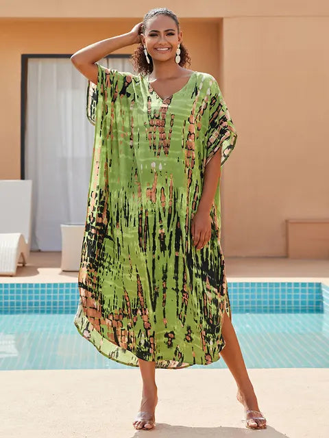 Vellma | Strandkleid mit Bohemia-Print für Damen