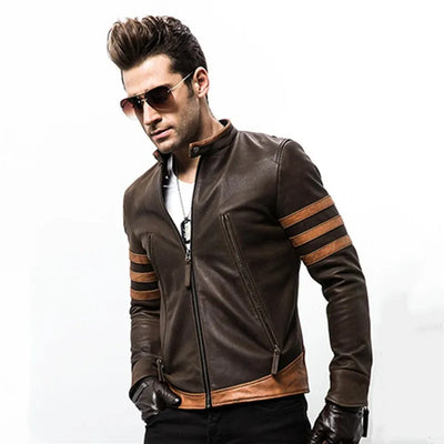 Felix | Klassisch wolverine Lederjacke