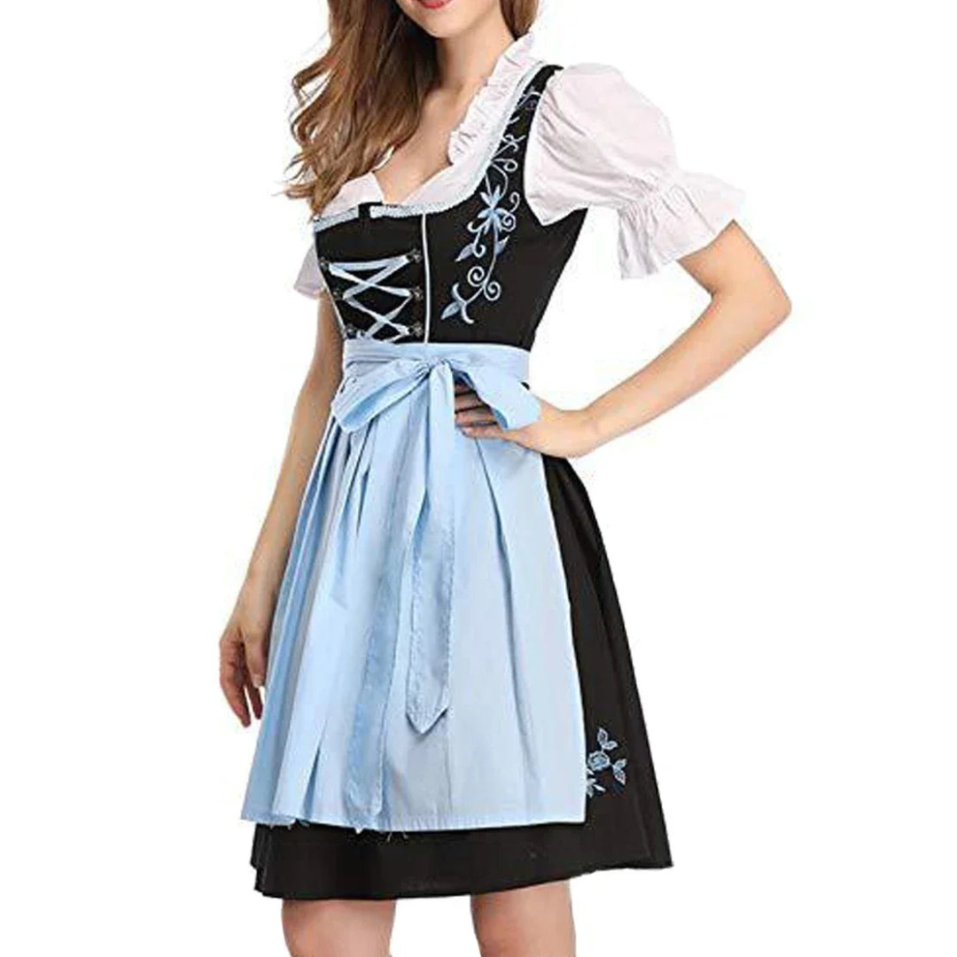 Kassandra | Damen Anmutiges Oktoberfest Dirndl Kleid | 2024