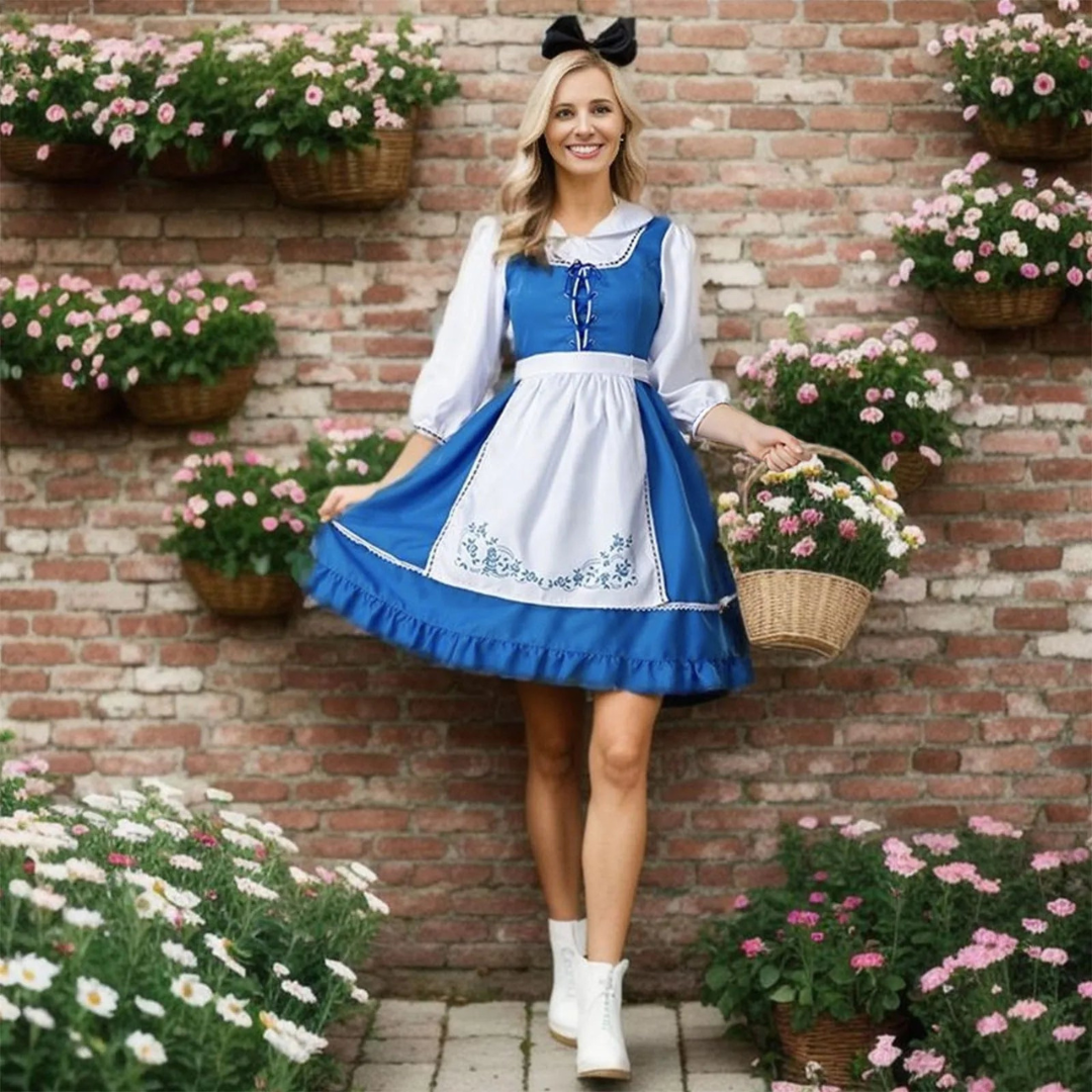 Theophila | Damen Atemberaubend Oktoberfest Dirndl Kleid | 2024