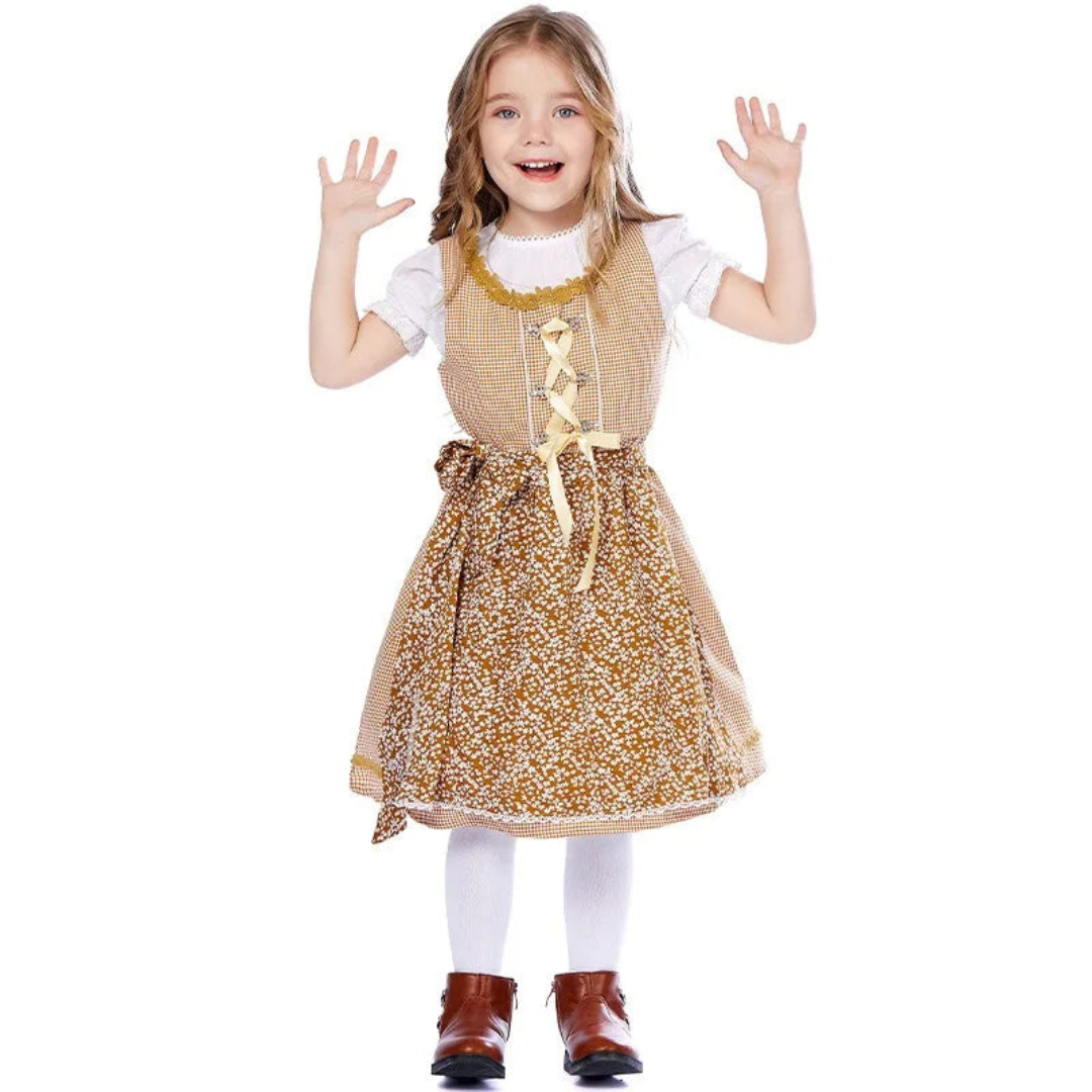 Claria | Kinder Elegante Oktoberfest Dirndl Kleid | 2024