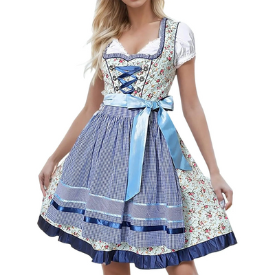 Selmainal | Damen Elegante Oktoberfest Dirndl Kleid | 2024