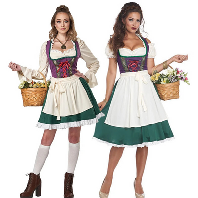 Magnusi | Damen Langarm Oktoberfest Dirndl Kleid | 2024