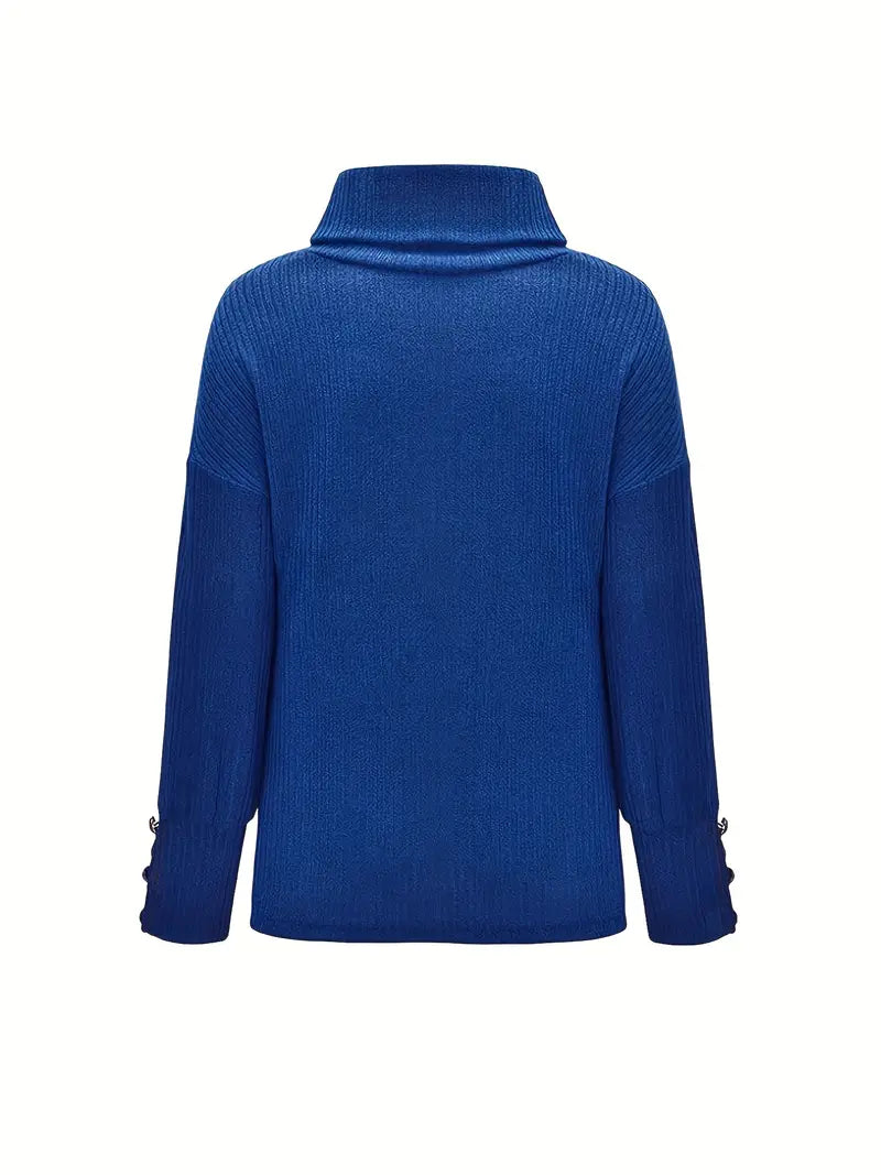 Freyalin | Damen Rollkragen Pullover | Warme