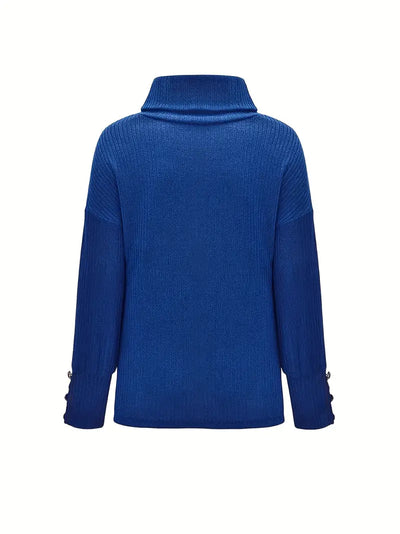 Freyalin | Damen Rollkragen Pullover | Warme