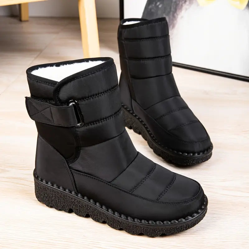 Dreitha | Modische Schneestiefel für Frauen - warm, rutschfest, wasserdicht