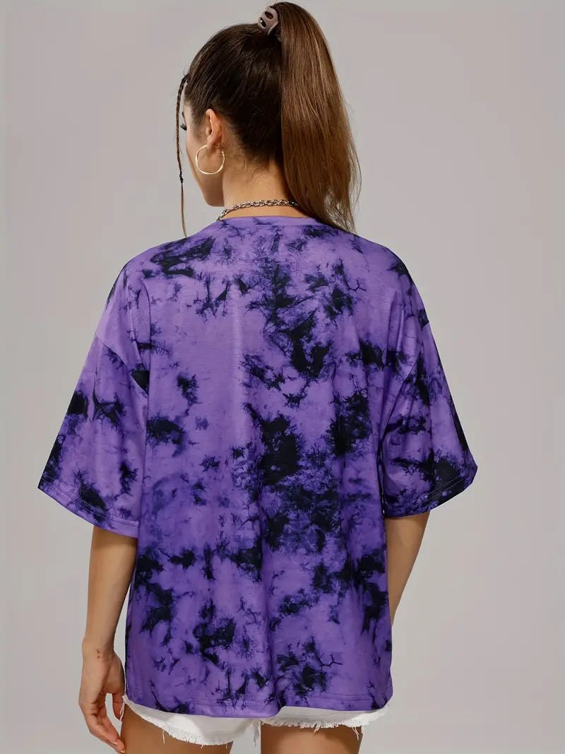 Punk Oversize Tie Dye T-Shirt