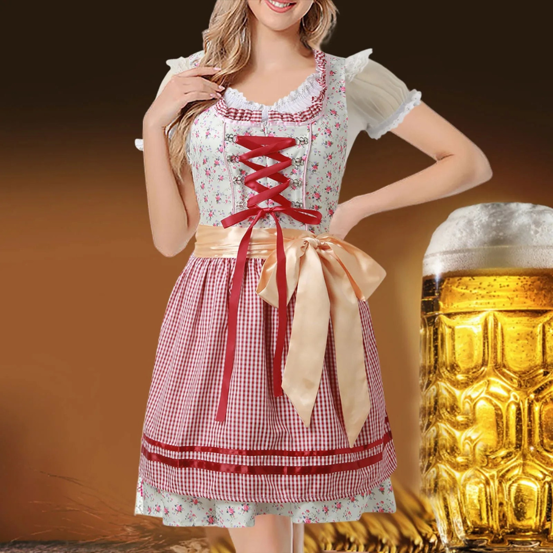 Erikoyen | Damen Charmantes Oktoberfest Dirndl Kleid | 2024