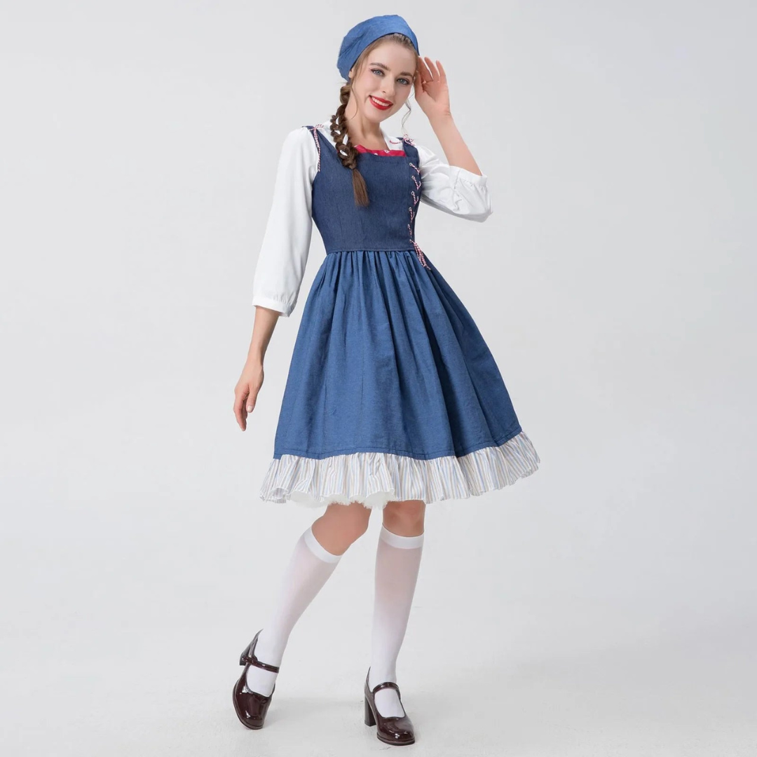 Ruperta | Damen Elegante Oktoberfest Dirndl Kleid | 2024