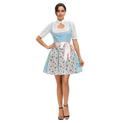 Melusina | Damen Elegantes Oktoberfest Dirndl Kleid | 2024